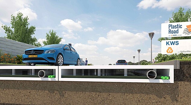 В России могут начать строить дороги из пластмассы