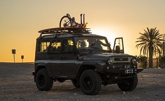 Российский внедорожник УАЗ "Хантер" прорекламировал мексиканские горы