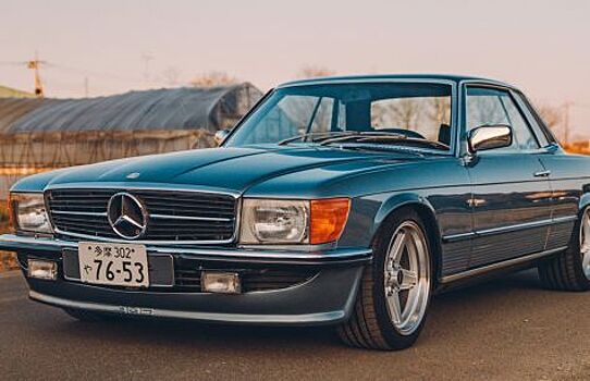 Купе Mercedes-Benz 450 SLC оснастили японским двигателем Toyota 2JZ-GTE