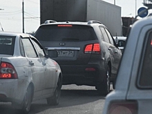 Юг Волгограда встал в утренней пробке 17 декабря