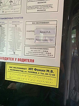В фирме устроившего драку водителя автобуса №19 в Калининграде отказались комментировать происшествие