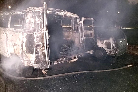 Прокуратура показала фото сгоревшего авто в Москве, где нашли тела двух человек