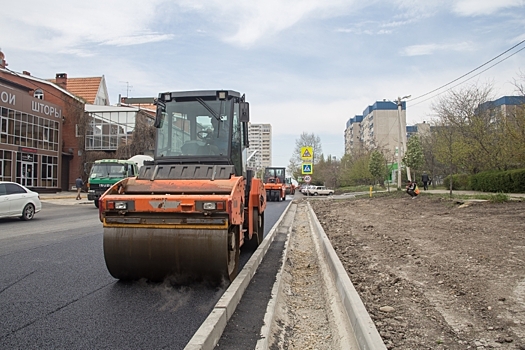 В Краснодаре продолжают ремонт некоторых участков дорог во время карантина
