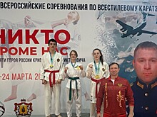 Курские каратисты завоевали пять медалей на турнире в Рязани