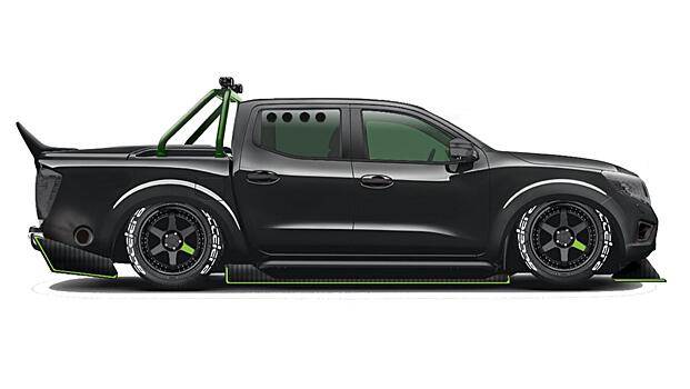 Кое-кто решил поставить в пикап Nissan Navara 1000-сильный двигатель от GT-R