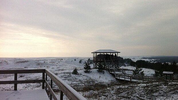 Телеканал "Поехали!" снял программу о новогоднем отдыхе на Куршской косе