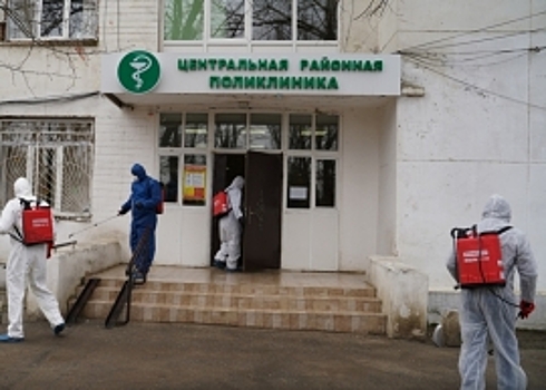 В Хасавюртовском районе провели очередную дезинфекцию объектов здравоохранения