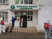 В Хасавюртовском районе провели очередную дезинфекцию объектов здравоохранения