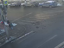 Массовая авария произошла у рязанского политеха в центре города