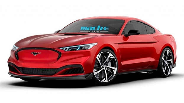 В сети появилось изображение электрифицированного Ford Mustang