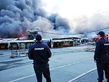 В Магнитогорске загорелась городская ярмарка