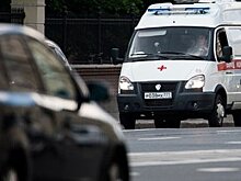 Мотоцикл загорелся на юге Москвы