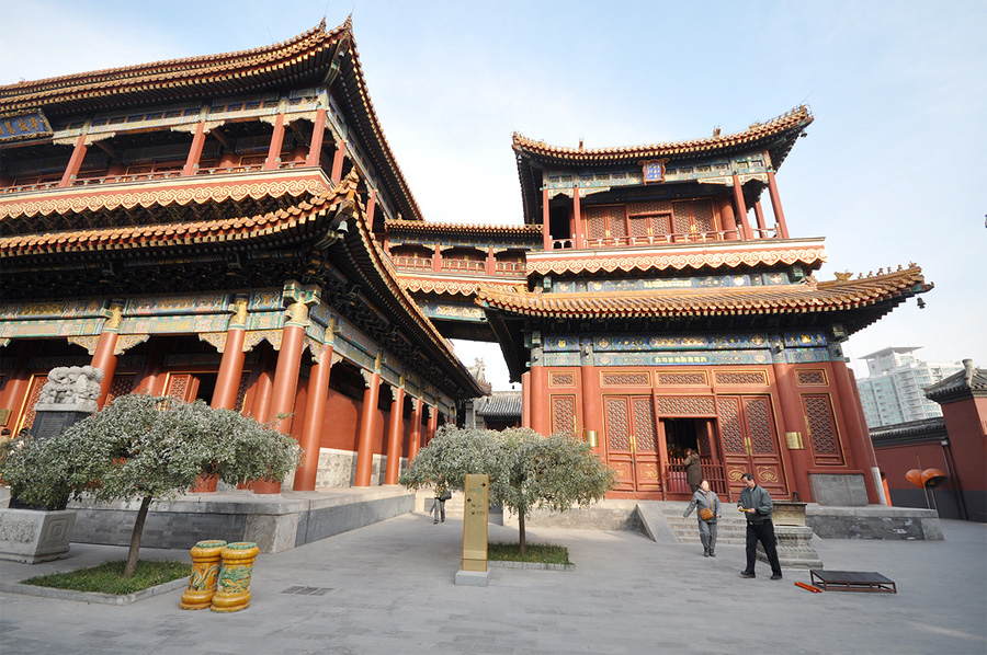 Ламаистский монастырь Юнхэгун, Пекин, Китай