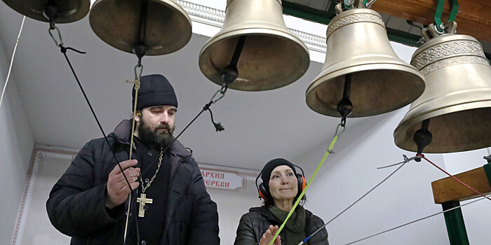 Лучшие звонари России дали мастер-класс по колокольному звону в Северной Осетии