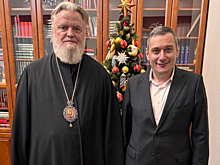 Александр Хинштейн поздравил митрополита Курского и Рыльского Германа с 69-летием