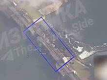 Ракетный удар по Печенежской дамбе в Харьковской области сняли с дронов