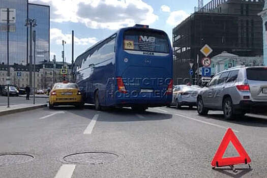 Массовое ДТП произошло у Белорусского вокзала в Москве