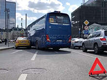 Массовое ДТП произошло у Белорусского вокзала в Москве