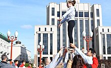 Детскую уличную тренировку подали казанским журналистам под соусом митинга чирлидерш Bars Angels