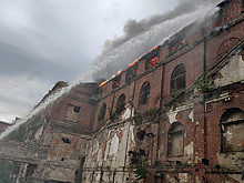 В Таганроге произошел крупный пожар