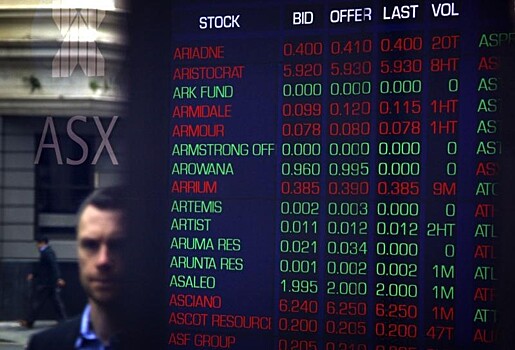 Рынок акций Австралии закрылся падением, S&P/ASX 200 снизился на 0,75%