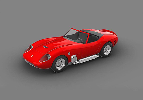 Гликенхаус построит ретроспорткар в стиле Ferrari