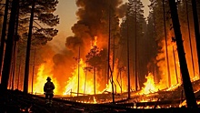 В Новосибирской области шашлычники устроили пожар в лесопарке Синягина