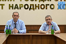 Депутат Госдумы Юрий Левицкий посетил Дагестанский государственный университет народного хозяйства