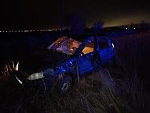 В Волжском районе госпитализировали водителя, слетевшего с трассы