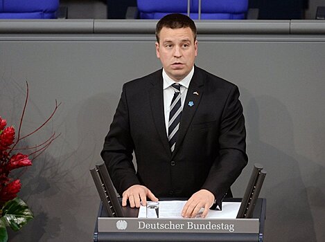 Премьер-министр Эстонии выступил голубем мира в Бундестаге