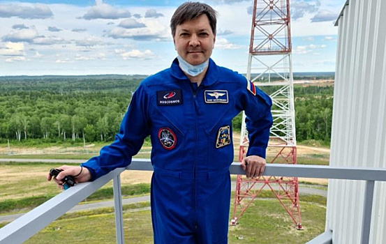 Олег Кононенко посетил космодром Восточный