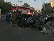 Момент жесткого ДТП у ТЦ «Южный» попал на видео
