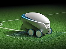 Nissan разработал беспилотник для нанесения разметки футбольного поля