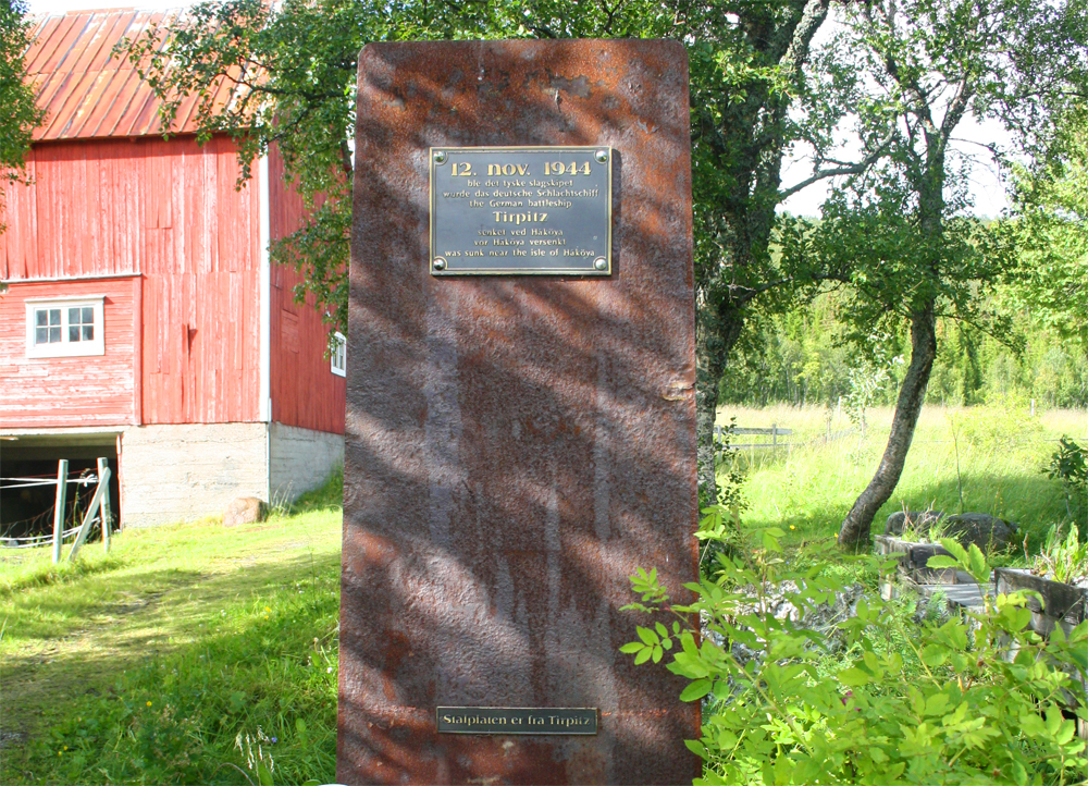 Место потопления линкора «Тирпиц», Норвегия, Норвегия