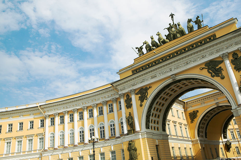 Дворцовая площадь, Санкт-Петербург, Россия, Европа