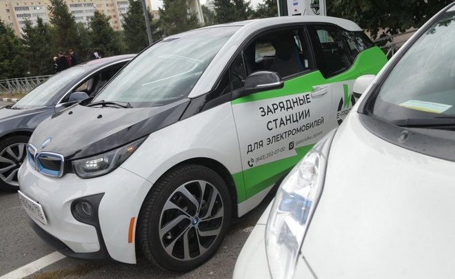 В Татарстане запустили 95 зарядных станций для электромобилей, построенных в 2022 году