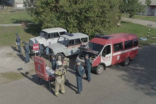 Более 50 человек эвакуированы из-за пожара в психоневрологическом диспансере в Буденновске