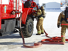 На Ямале отработали ликвидацию крупного пожара на опасном объекте