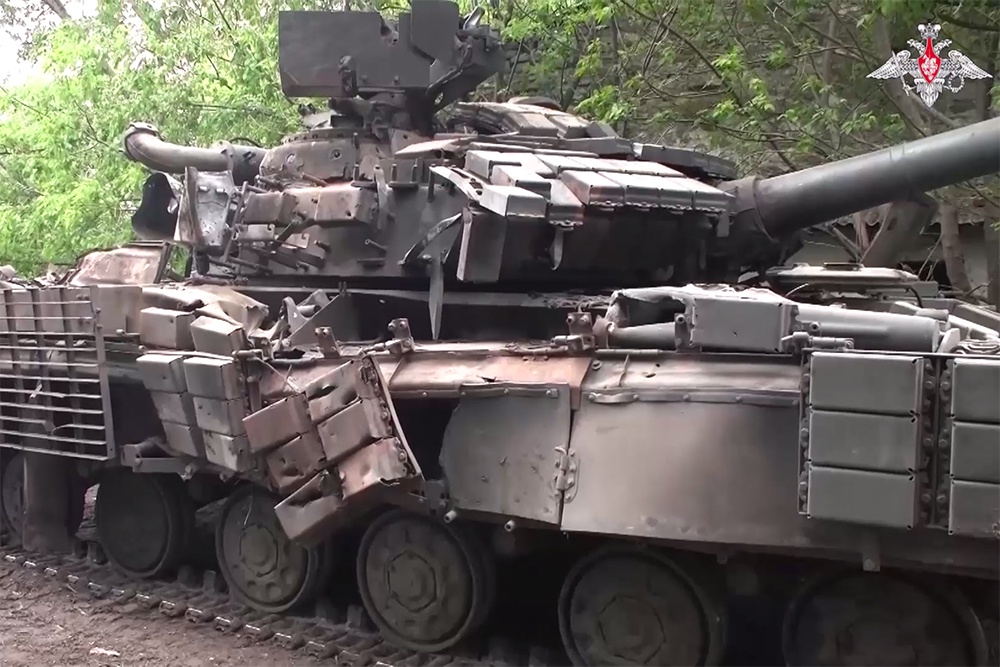 Захвачен модернизированный украинский Т-64БВ с тепловизором