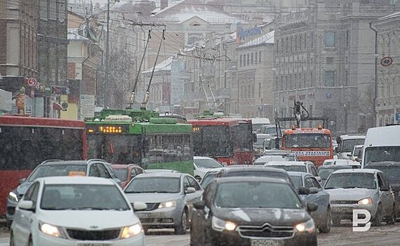 В Казани за минувшие сутки зарегистрировали 153 ДТП