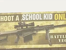 В США рекламу оружия снабдили предложением убивать школьников