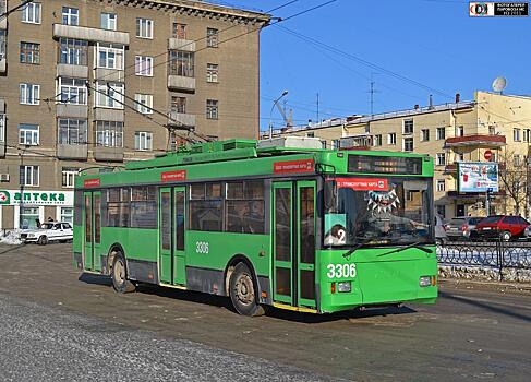 В Новосибирске чуть не загорелся очередной троллейбус