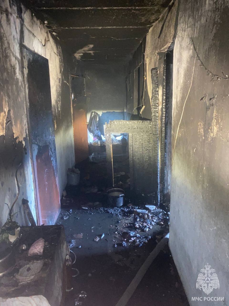 В общежитии на улице Пушкина в Новотроицке произошел пожар