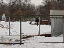 Контейнерная площадка на Крупской окончательно лишилась ограды