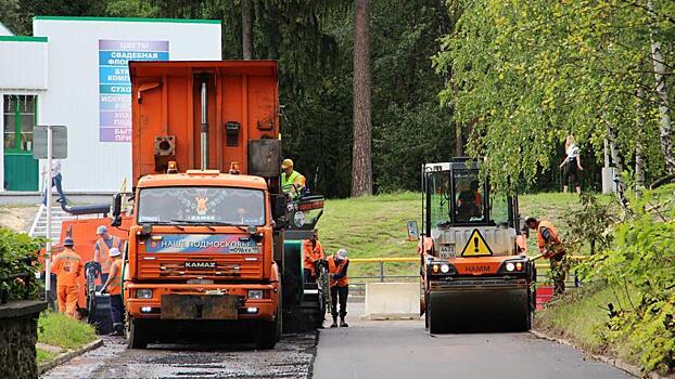 Новый асфальт положили на шести дорогах наукограда Протвино