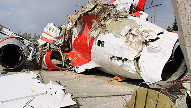На самолете Качиньского нашли следы взрыва