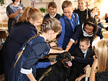 Школьников познакомили с кинологической службой в рамках «Недели профилактики»