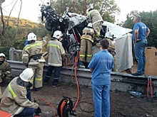 «Газель» упала с моста: на трассе Симферополь – Феодосия произошло столкновение двух грузовиков