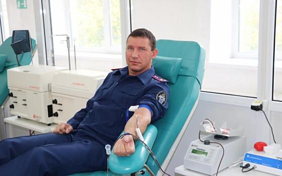 Рязанские следователи сдали донорскую кровь для участников спецоперации