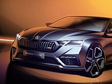 Skoda опубликовала зарисовки новой Octavia RS iV